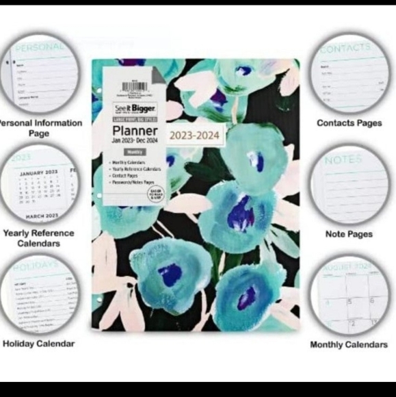 MONTHLY PLANNER 2023-2024 SET IT BIGGER - Picture 1 of 15